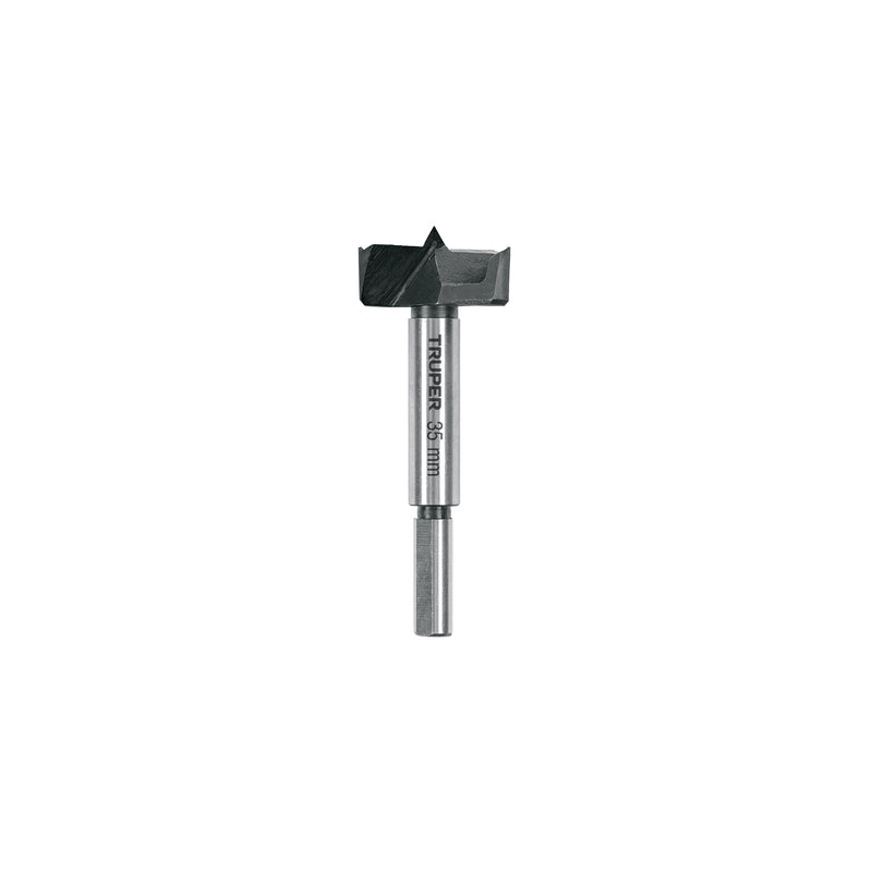 Broca forstner 35 mm para madera, Truper