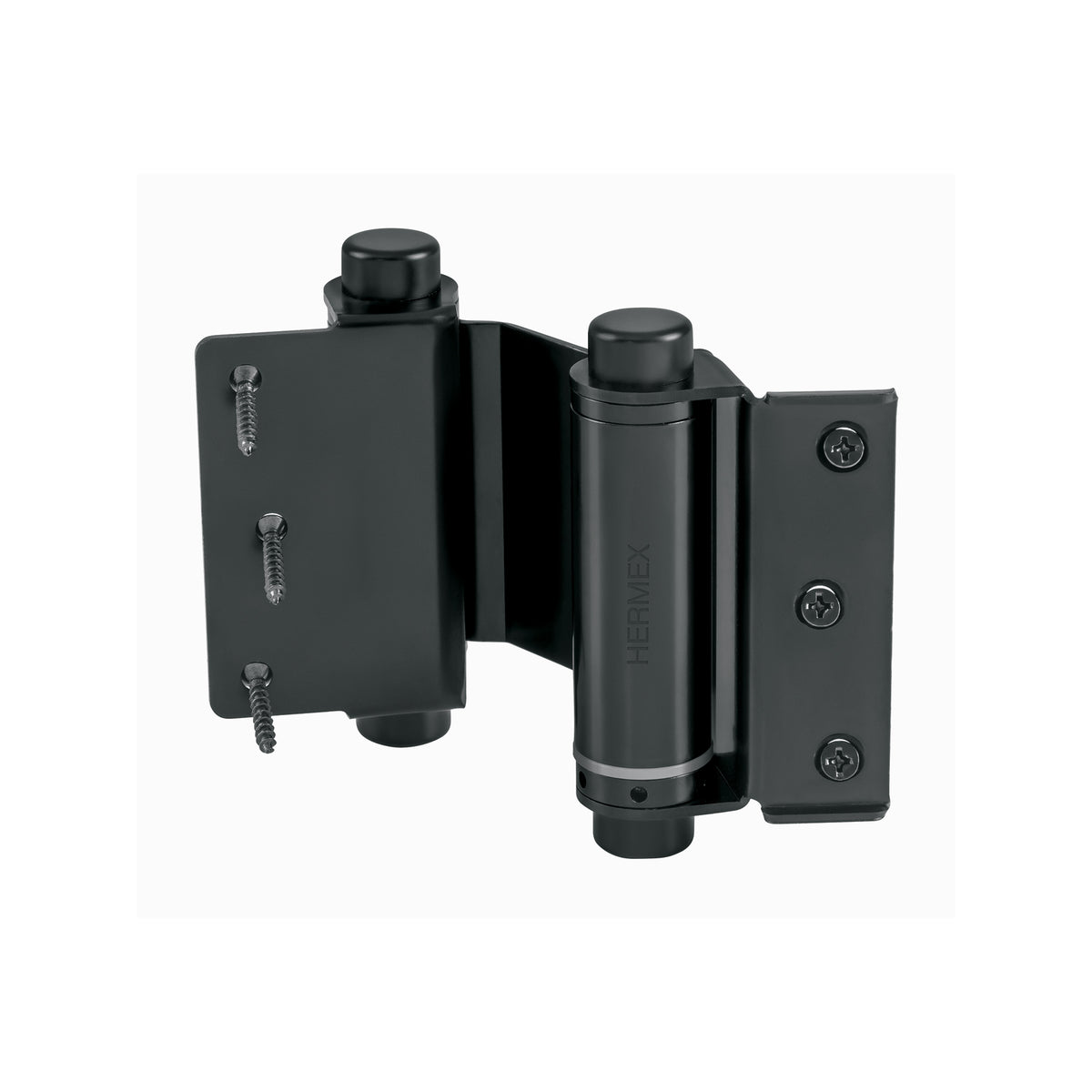 Bisagra doble acción 3", negra