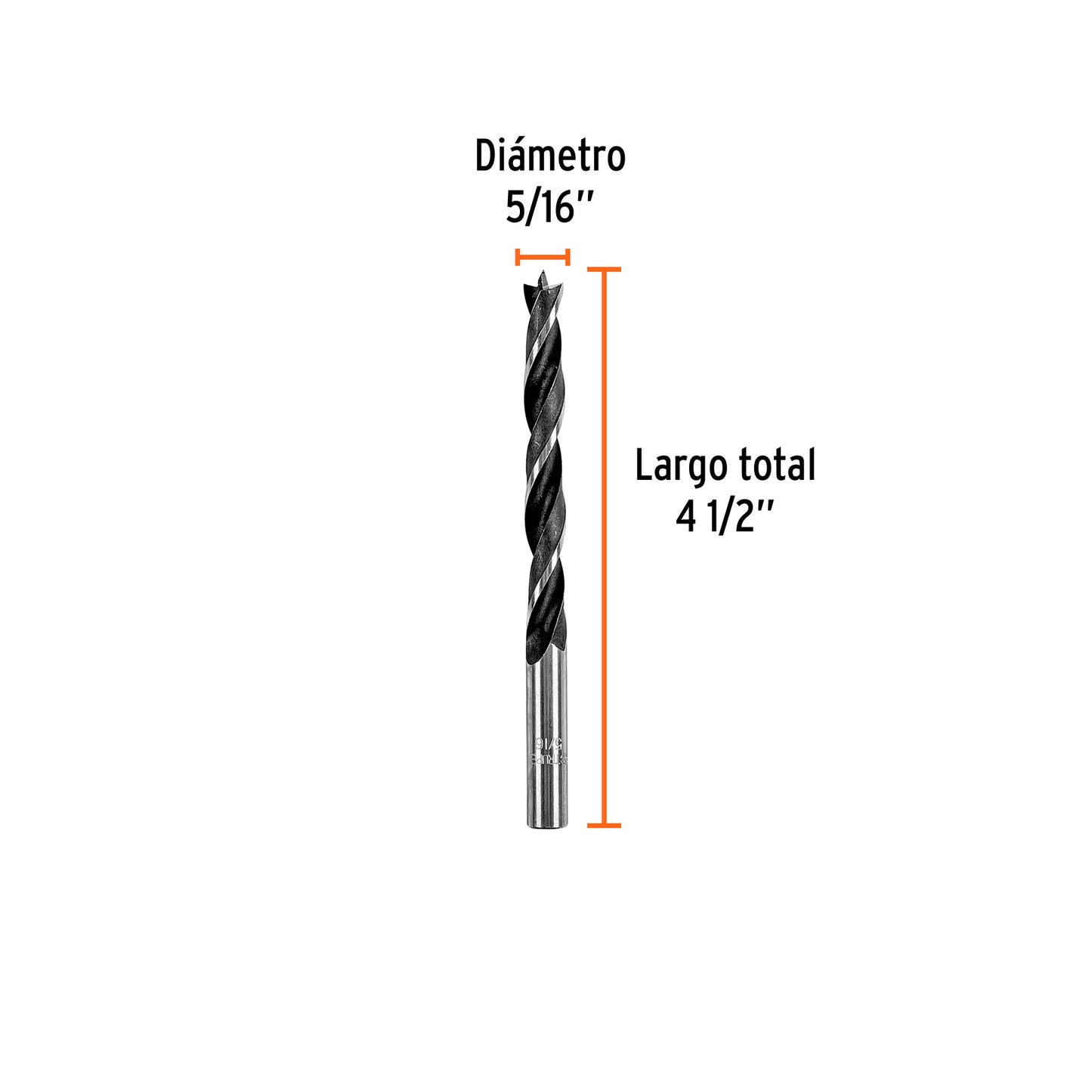 Broca para madera 5/16'