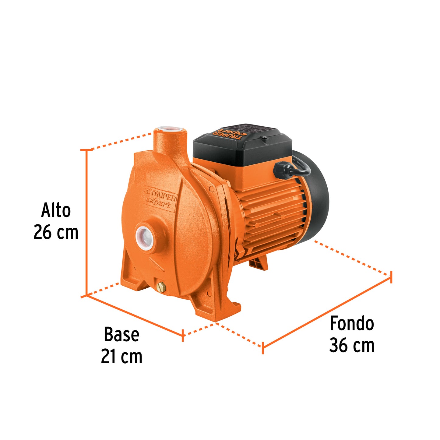 Bomba eléctrica para agua centrífuga 1-1/2 HP