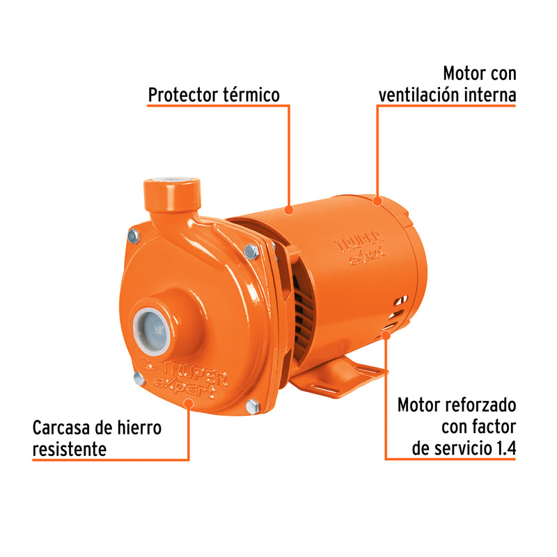 BOMBA P/AGUA CENTRIFUGAS DE 1 HP 33M