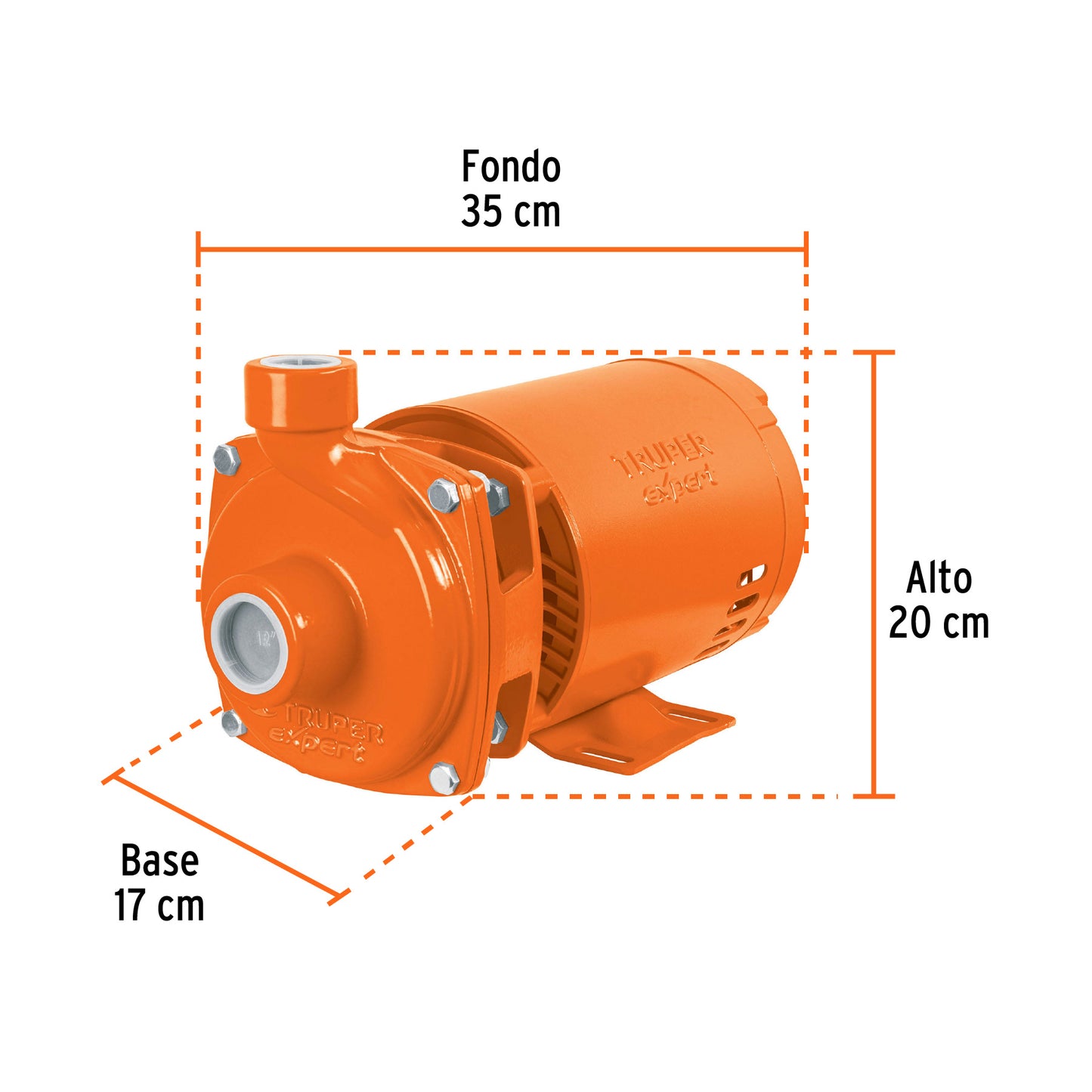 BOMBA P/AGUA CENTRIFUGAS DE 3/4 HP 27M