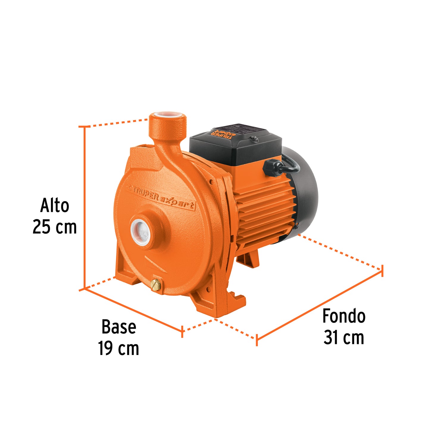 Bomba eléctrica para agua centrífuga 3/4 HP
