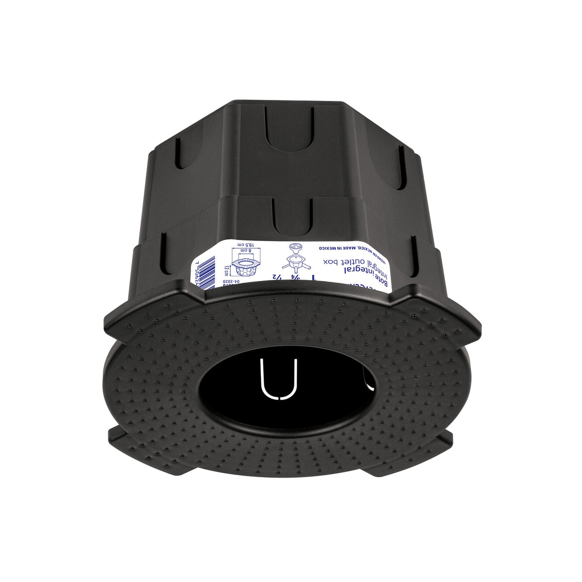 Bote integral de 12 cm, aro interno 8 cm, Volteck