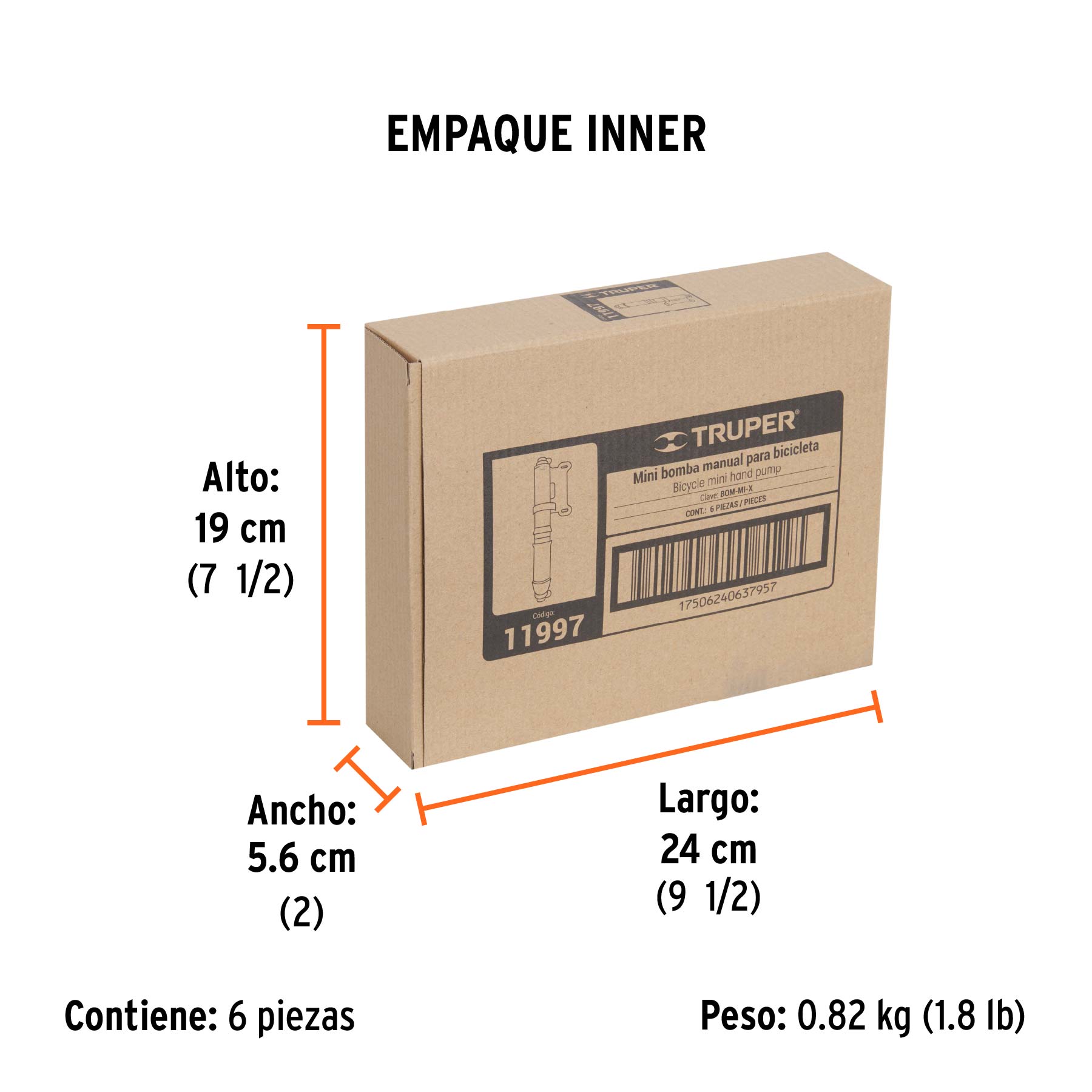 Mini bomba manual para bicicleta, abatible, 30 psi