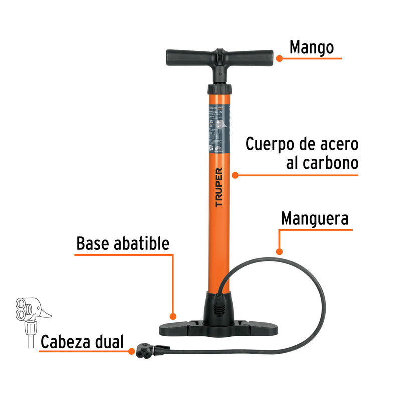 Bomba para inflar de 23"