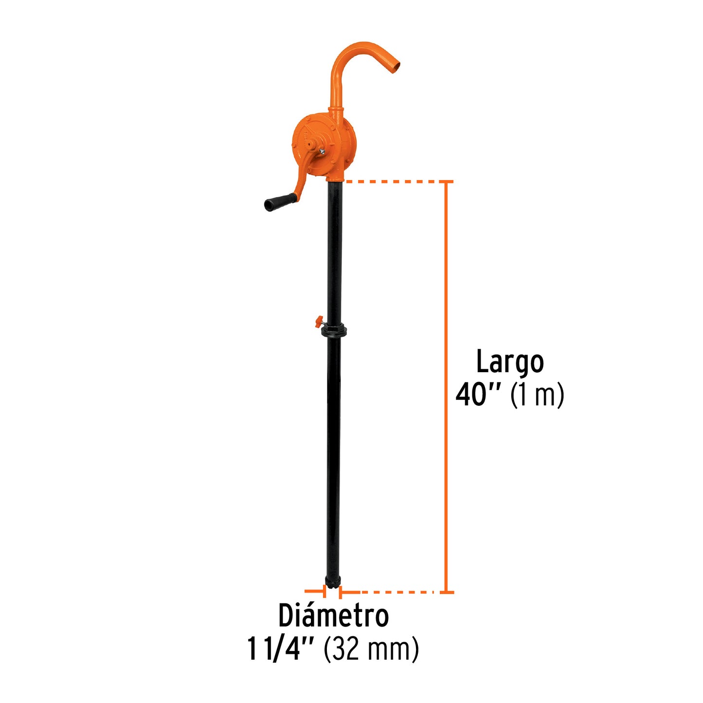 Bomba manual de extracción, 25 lts