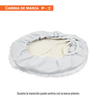 Borla para pulir de lana de 10" con jareta, PRETUL