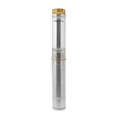 Bomba sumergible, tipo bala, 1 HP, agua limpia, Pretul