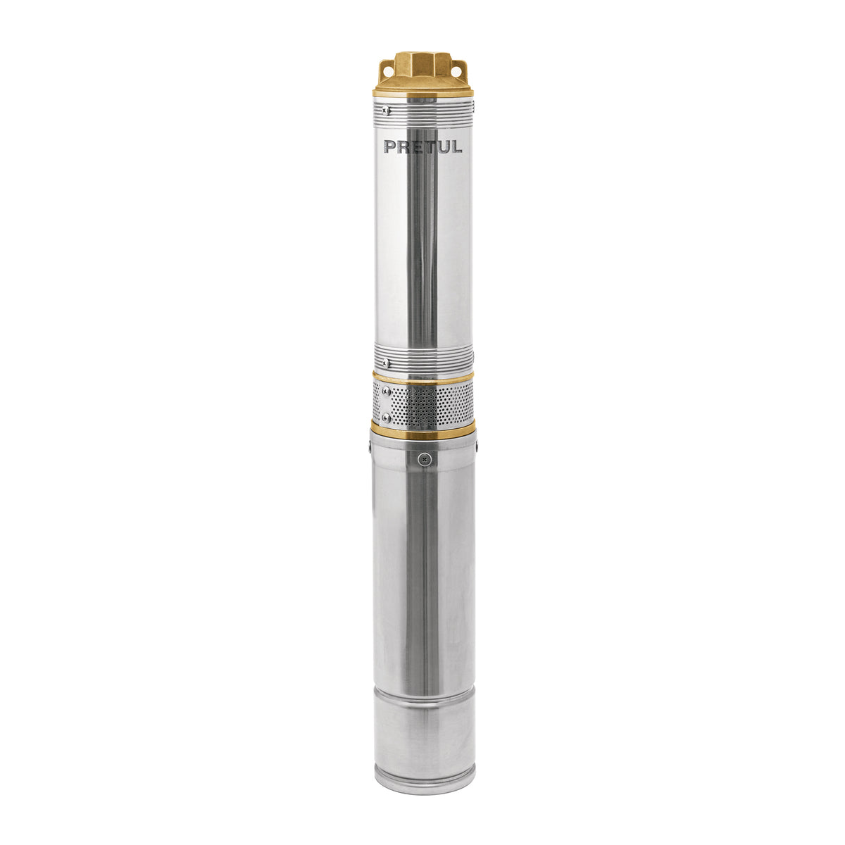 Bomba sumergible, tipo bala, 3/4 HP, agua limpia, Pretul
