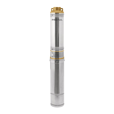 Bomba sumergible, tipo bala, 3/4 HP, agua limpia, Pretul