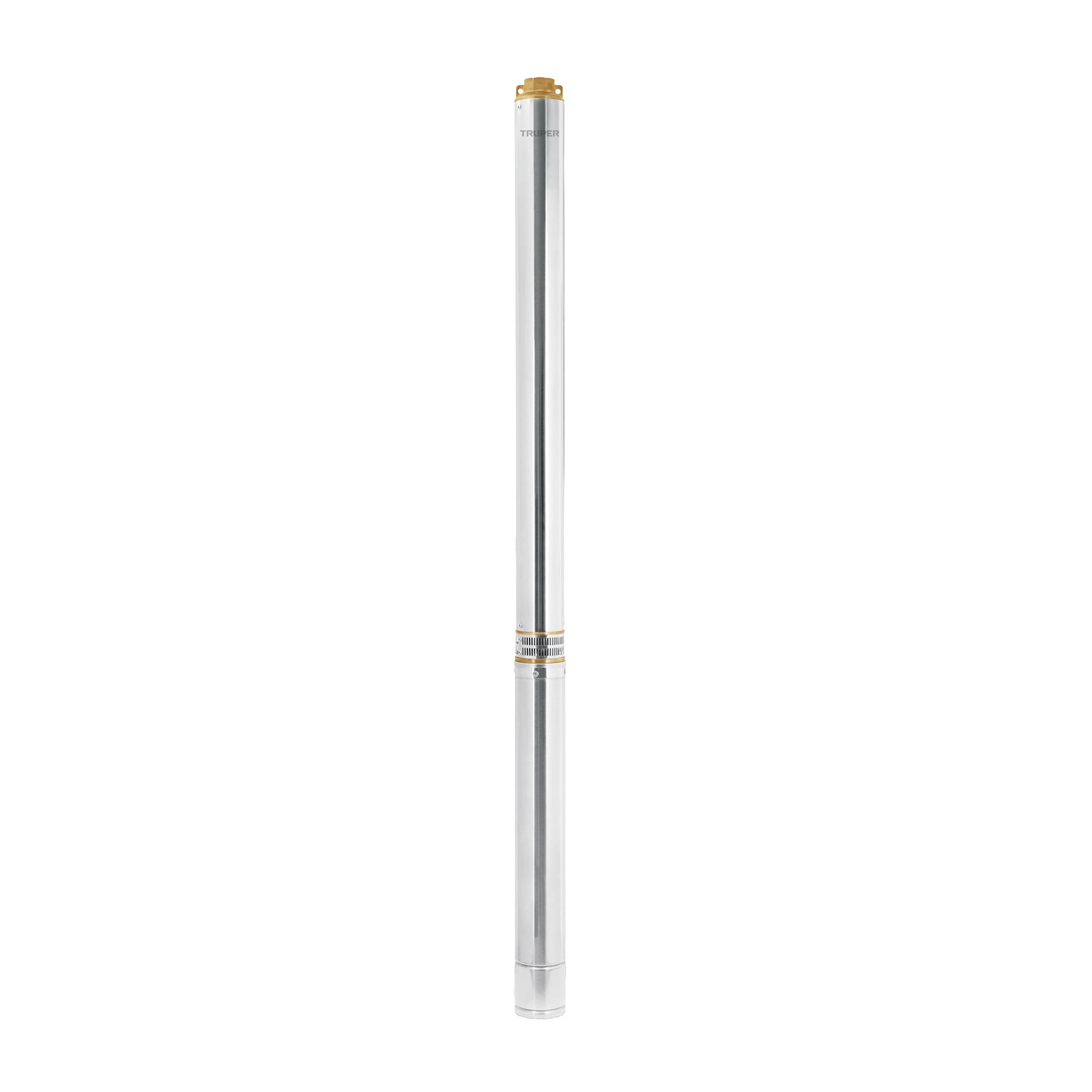 Bomba sumergible, tipo bala, 5-1/2HP, a/limpia, 220V, Truper