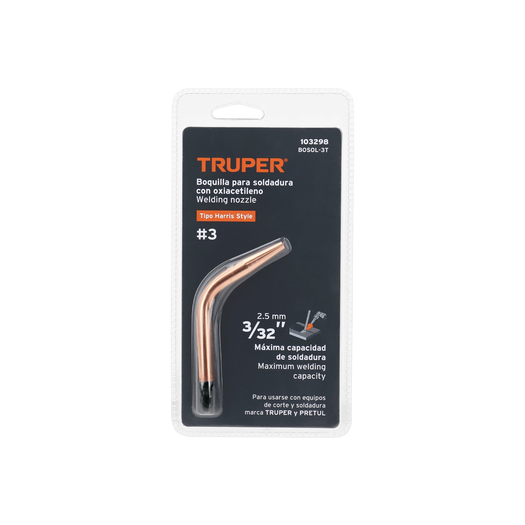 Boquilla para soldar #3, Truper