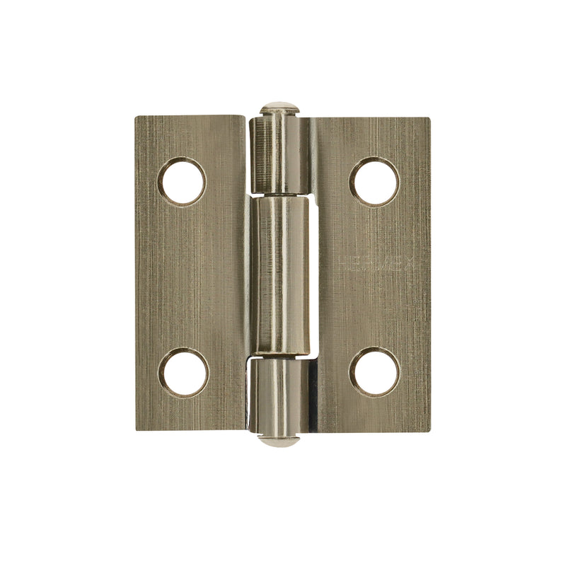 Bisagra rectangular 1 x 7/8", latón antiguo, HERMEX