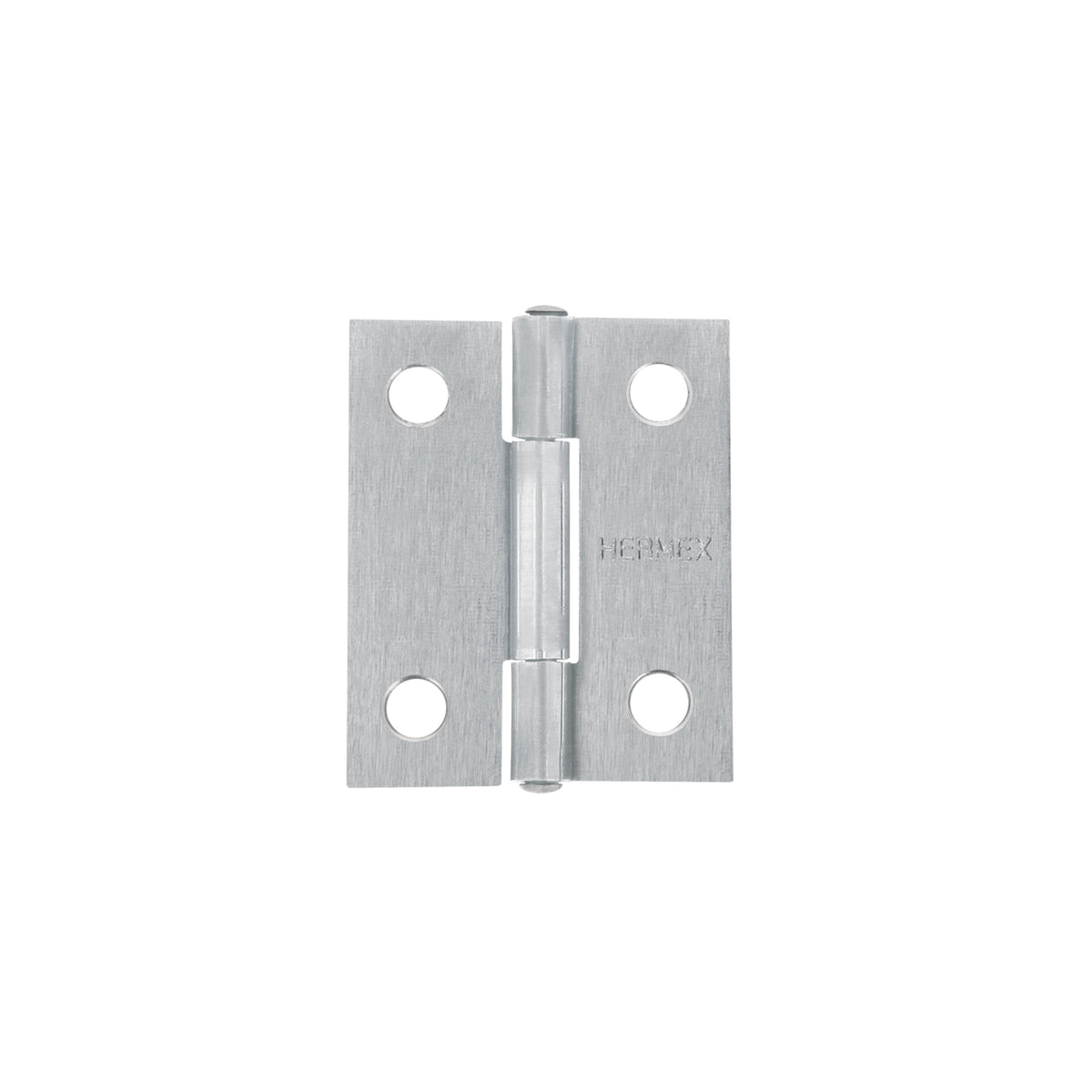 Bisagra rectangular 1-1/2", acero pulido