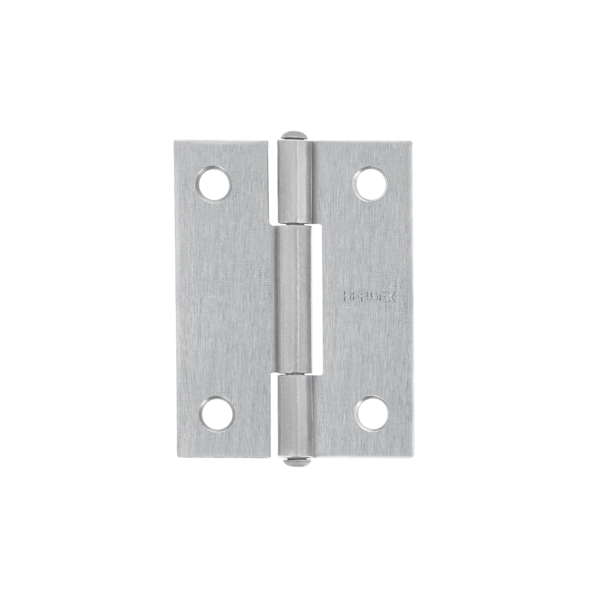 Bisagra rectangular 2", acero pulido