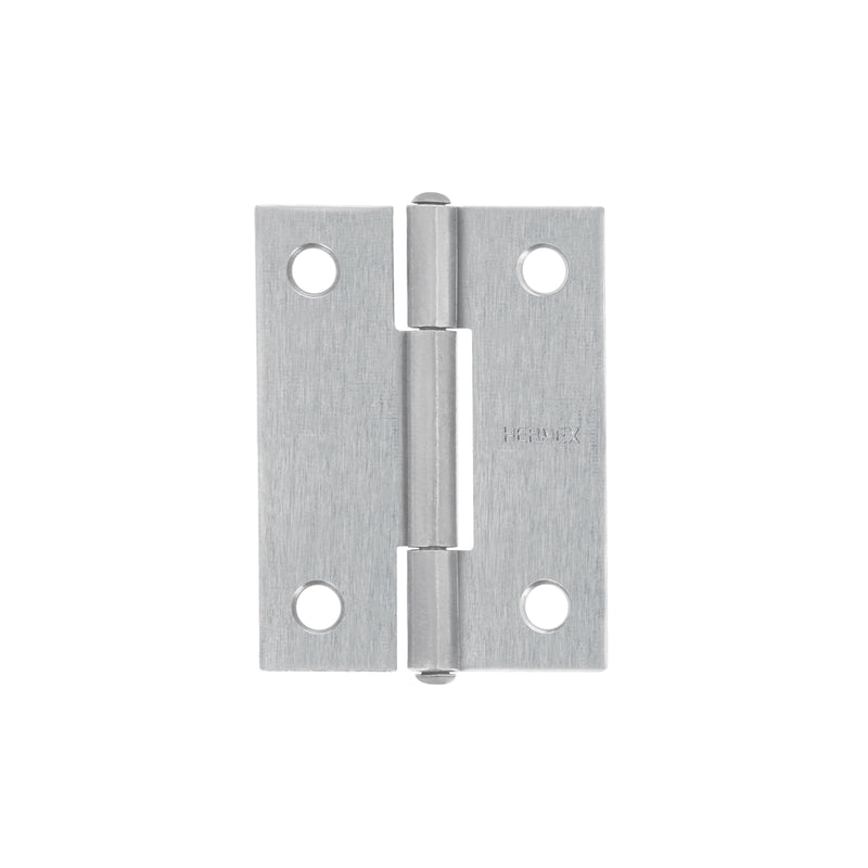 Bisagra rectangular 2", acero pulido