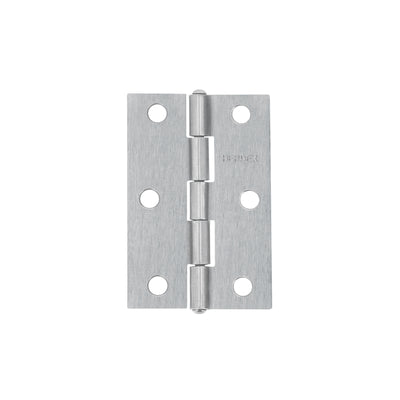 Bisagra rectangular 2-1/2", acero pulido