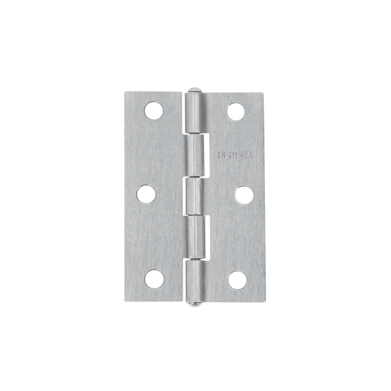 Bisagra rectangular 2-1/2", acero pulido