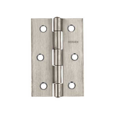 Bisagra rectangular 2-1/2", acero inoxidable