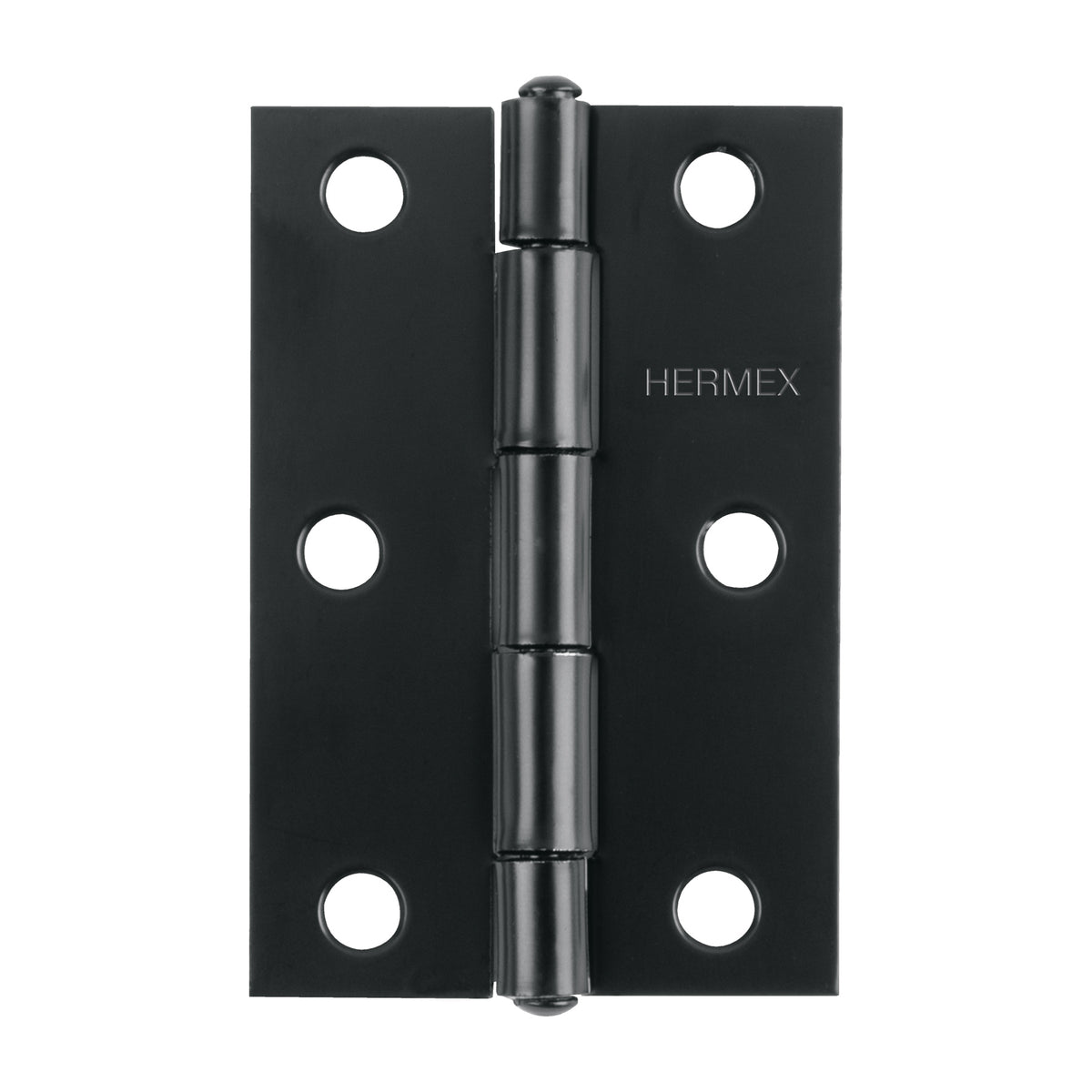 Bisagra rectangular 3' negra, Hermex
