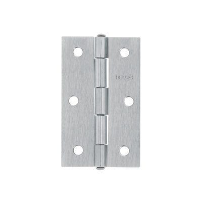 Bisagra rectangular 3-1/2", acero pulido