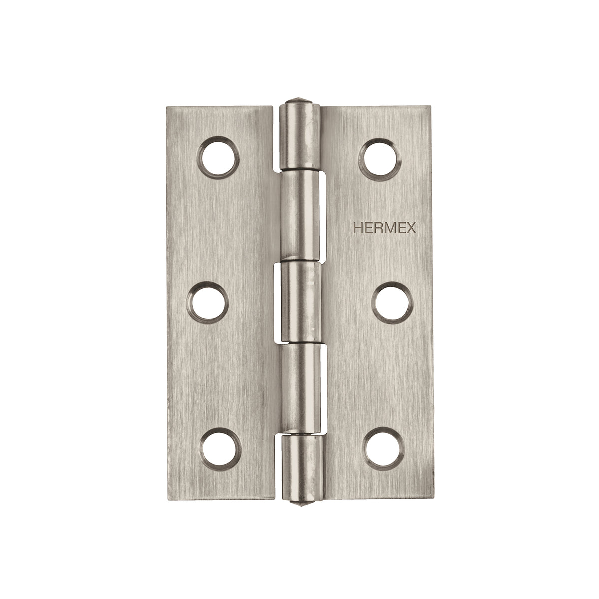 Bisagra rectangular 3-1/2", acero inoxidable