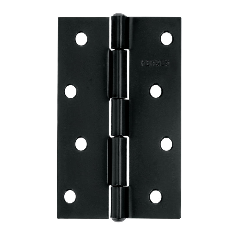 Bisagra rectangular 4' negra, Hermex