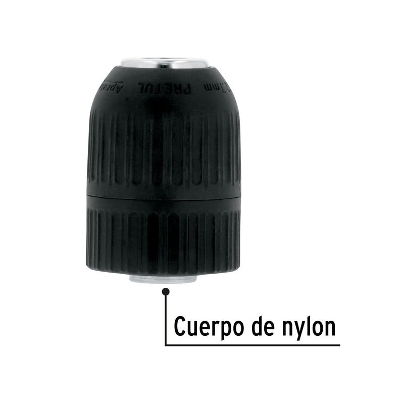 Broquero sin llave, 1/2", pretul