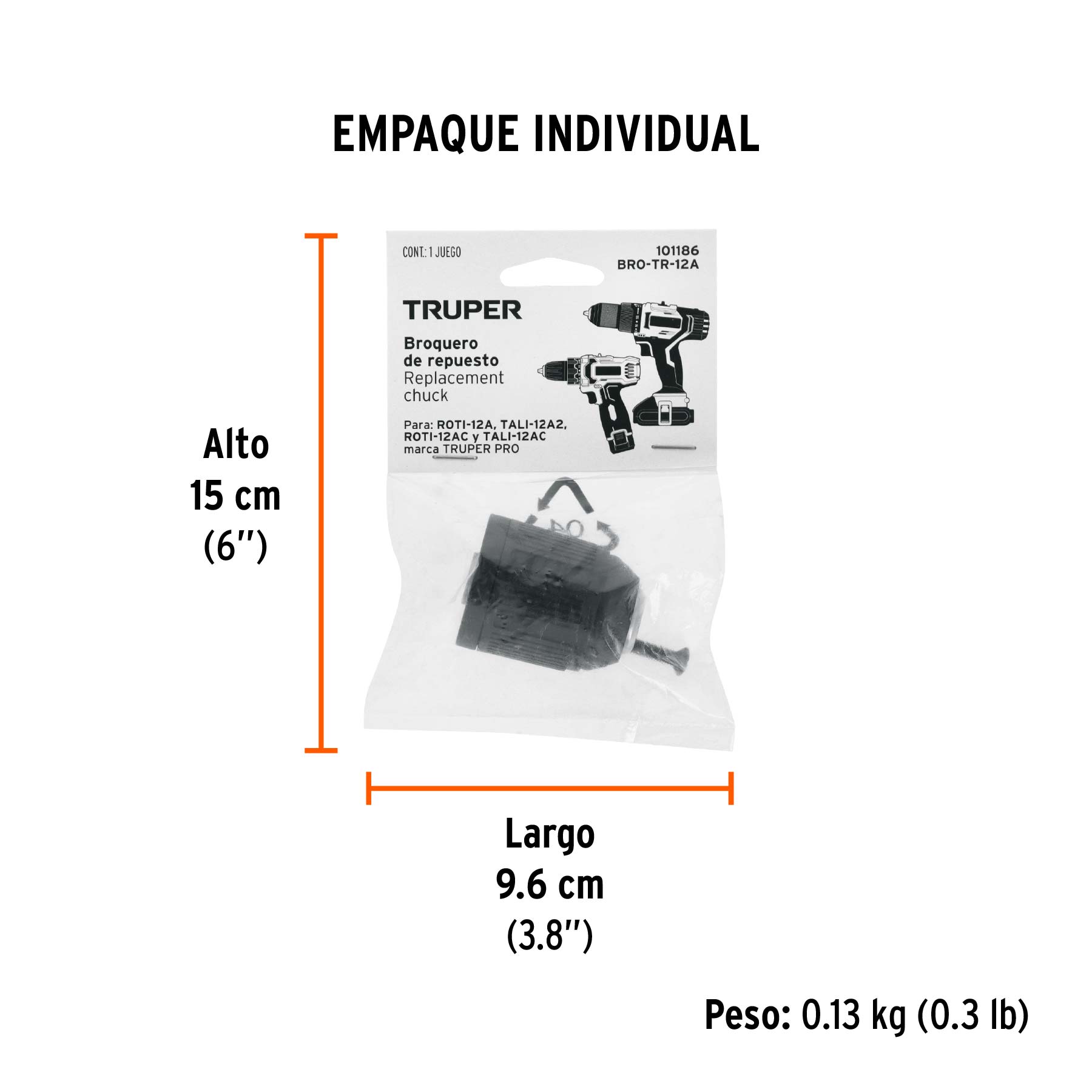 Broquero de repuesto TALI-20A/12A2/12AC y ROTI-12A/12AC