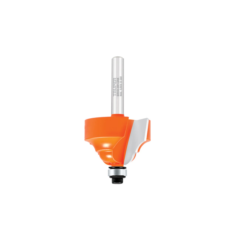 Broca para router, doble romana, 1-3/8" con balero