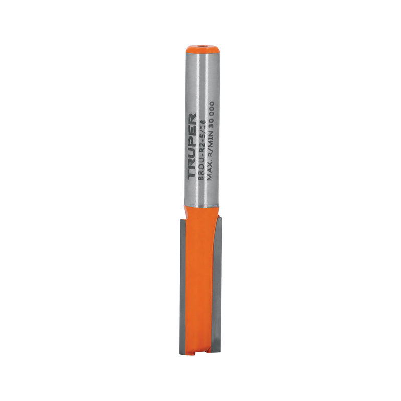 Broca para router, recta 2 filos, 5/16"