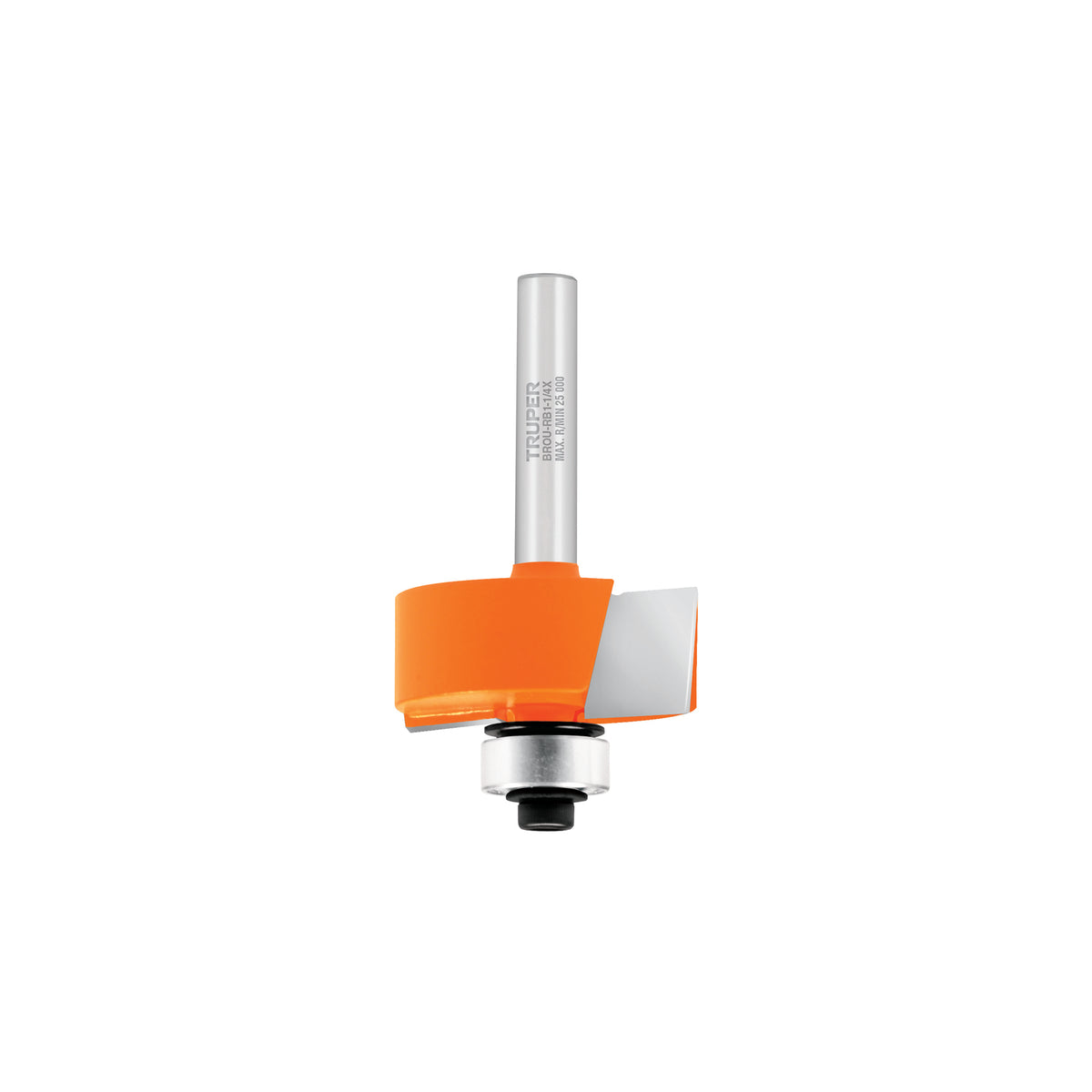 Broca para router, rebajado, 1-1/4" con balero