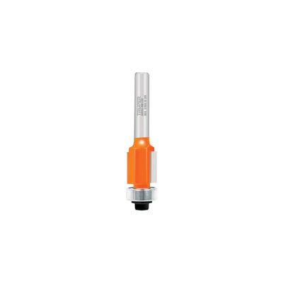 Broca para router, corte recto, 1/2" con balero