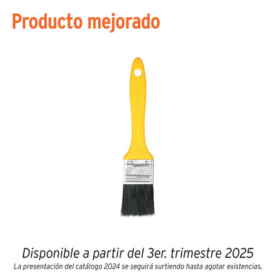 Brocha, mango de plástico, 1-1/2", Pretul