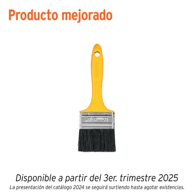 Brocha, mango de plástico, 2-1/2", Pretul
