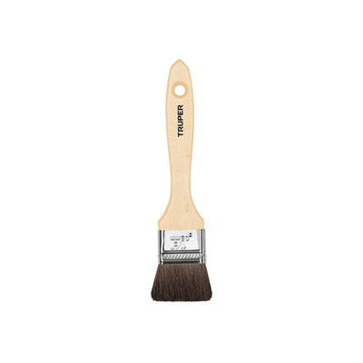 Brocha pelo de camello, mango de madera, 1-1/2"