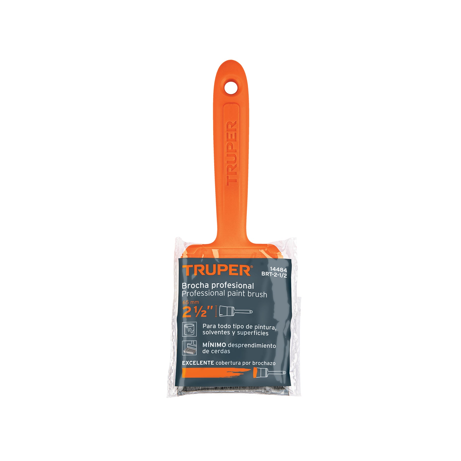 Brocha, mango de plástico, 2-1/2"