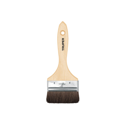 Brocha pelo de camello, mango de madera, 3"