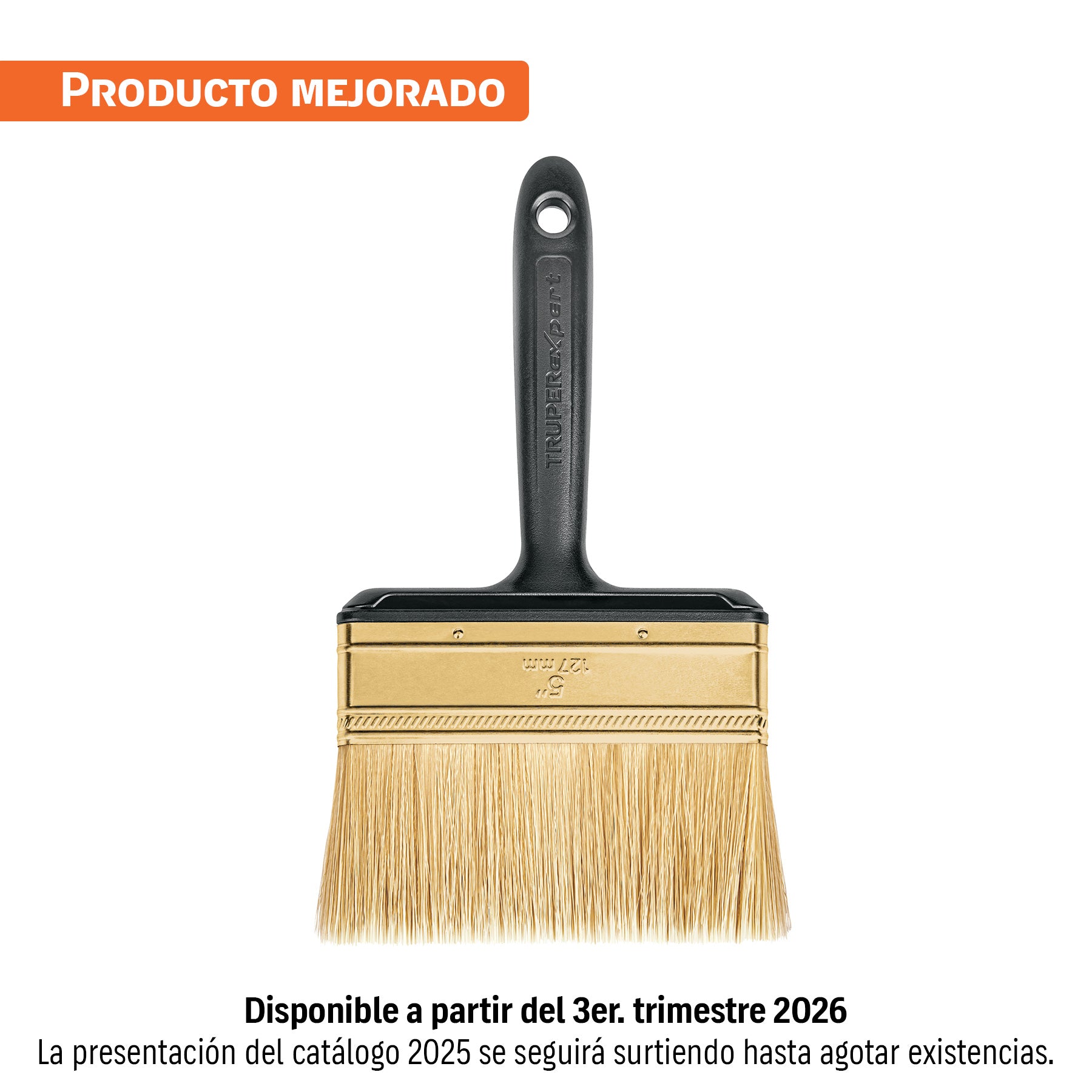 Brocha, mango de plástico, 5", Truper Expert