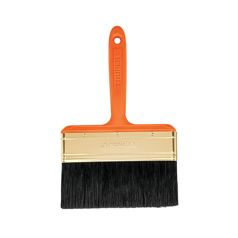 Brocha, mango de plástico, 6"
