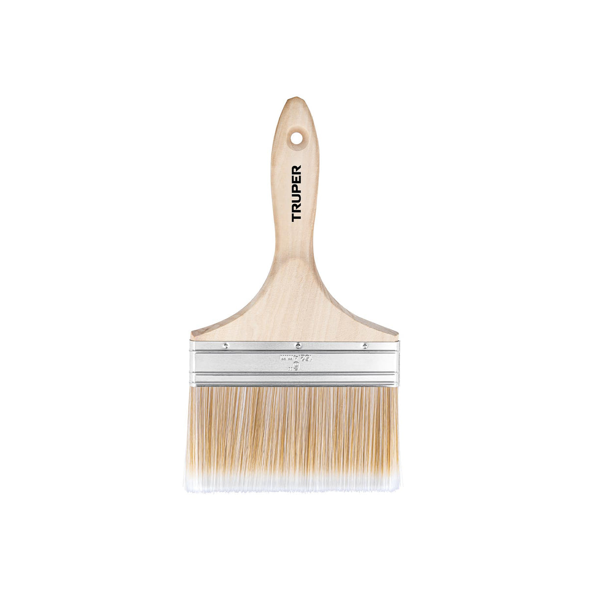 Brocha cerdas sintéticas 6' corte recto, mango de madera