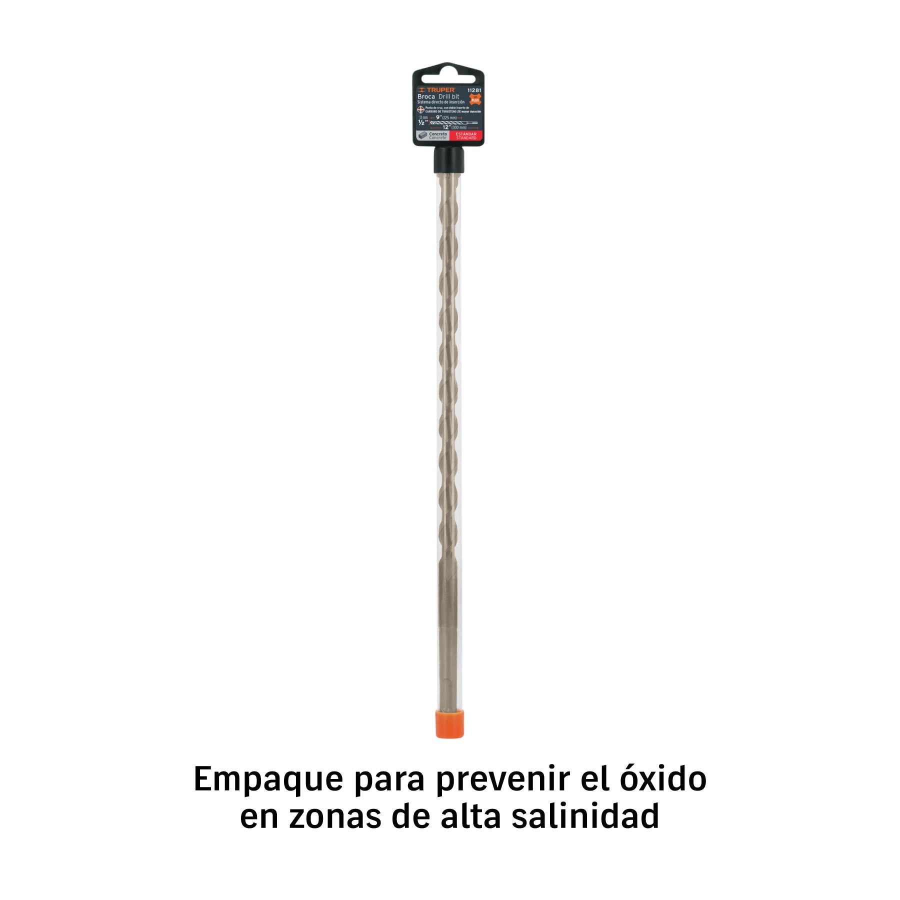Broca con sistema directo de inserción, 1/2 x 12"