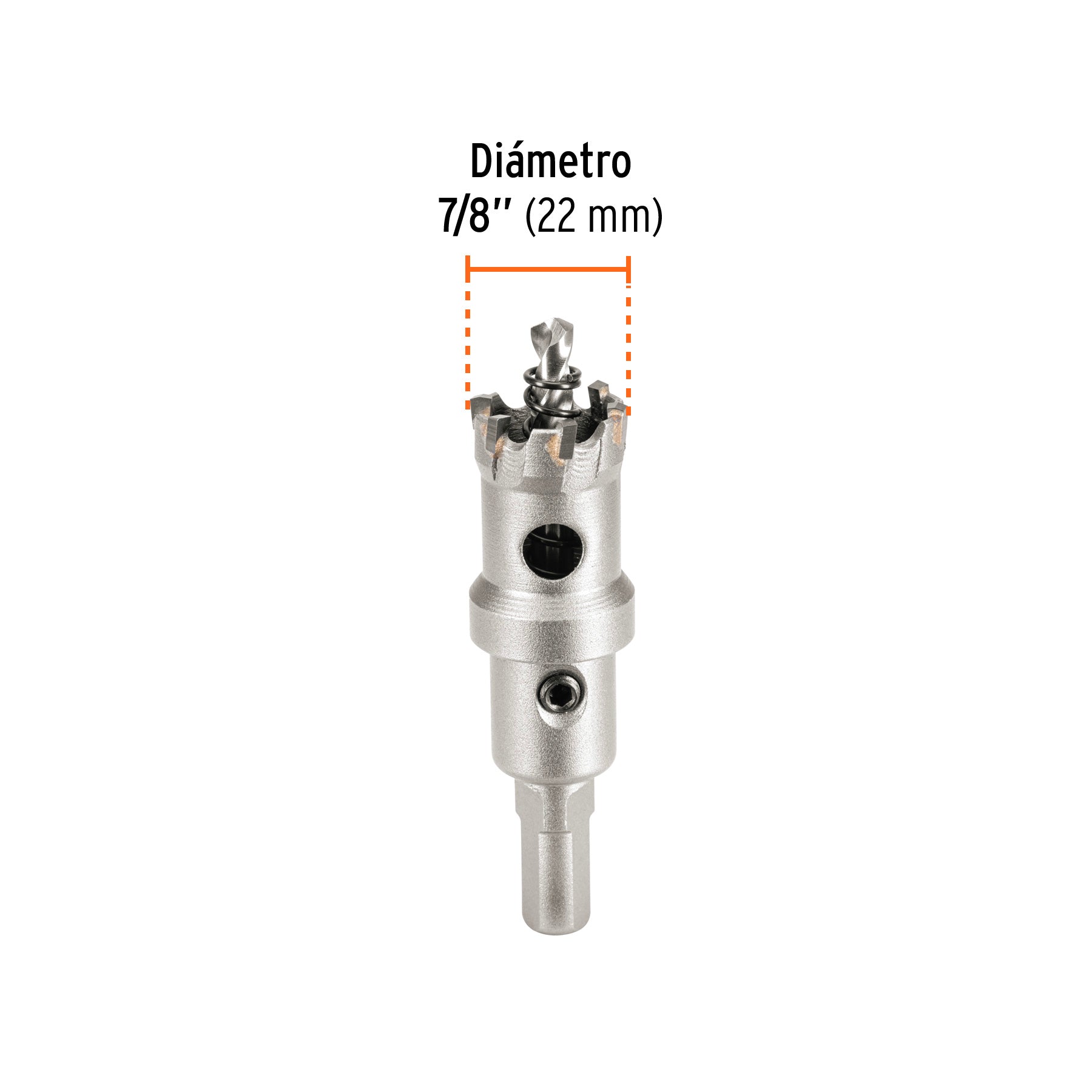 Brocasierra de carburo de tungsteno, 7/8', Truper