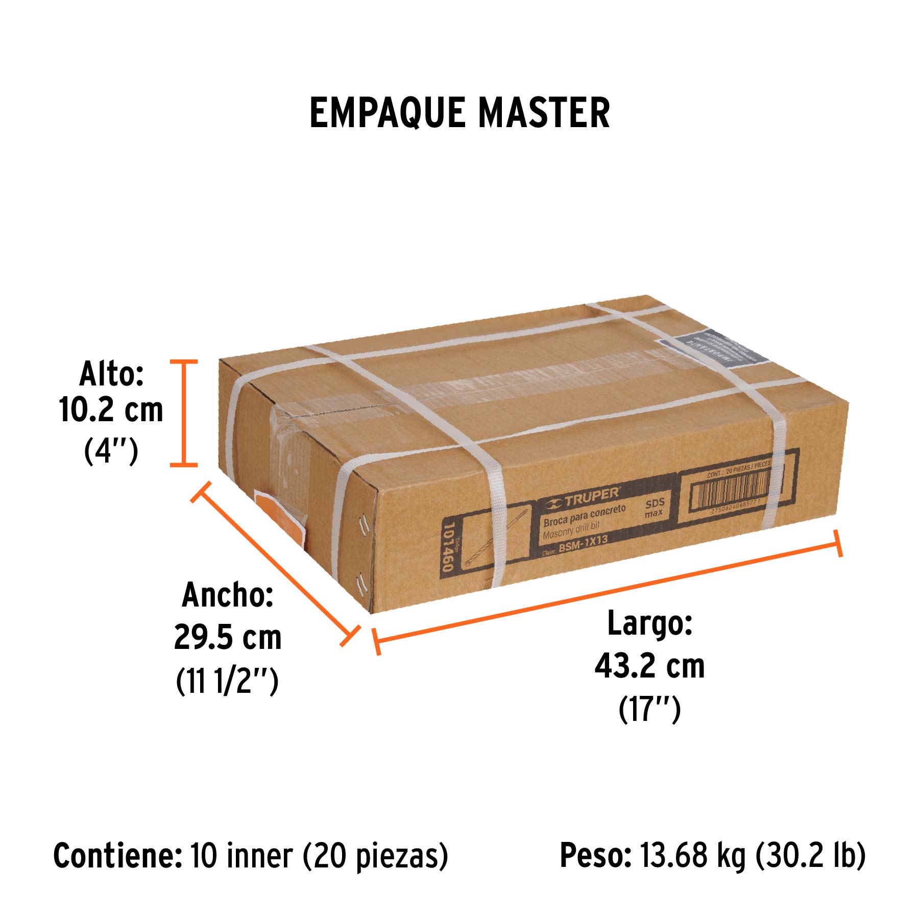 Broca SDS Max 1x13'