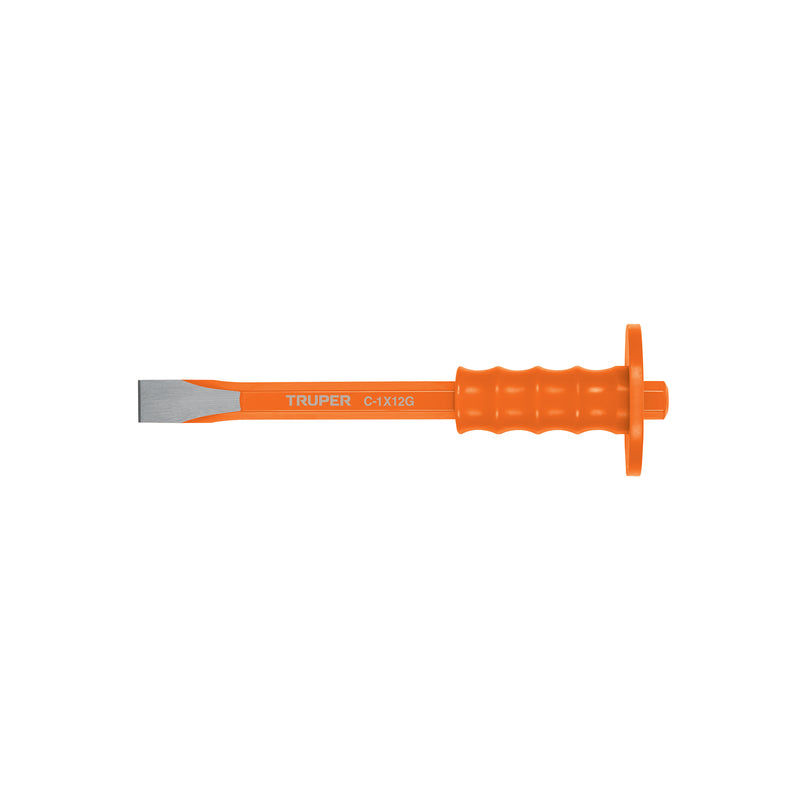 Cincel de corte frío, 1 x 12", con grip