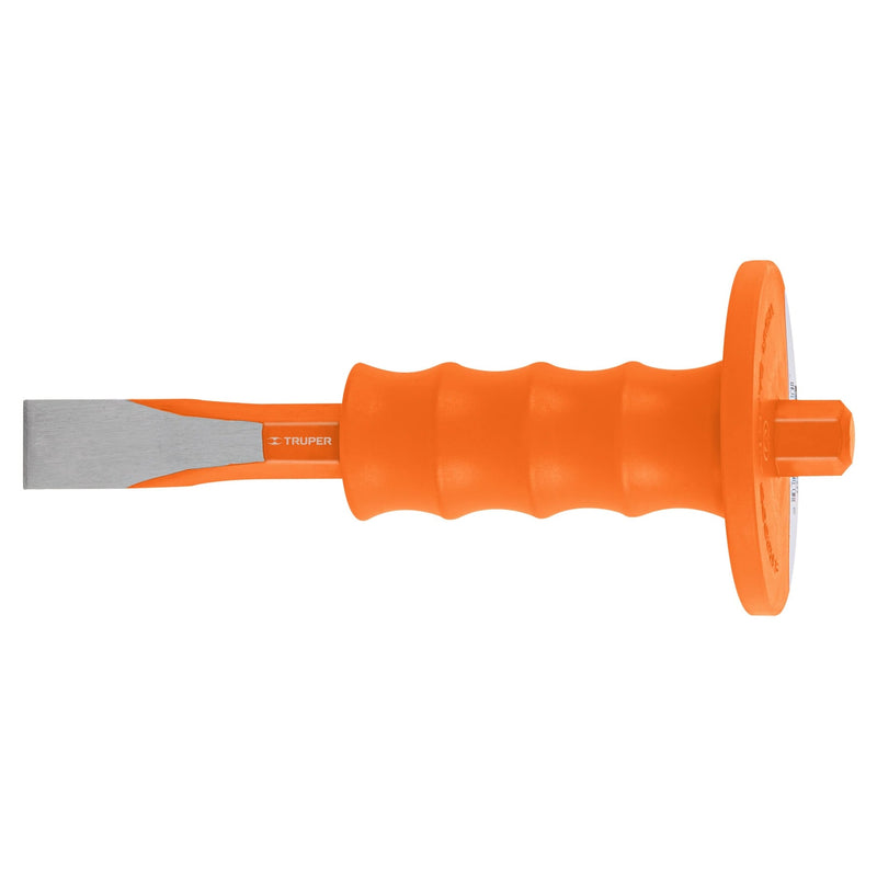 Cincel de corte frío 7/8 x 8" con grip, TRUPER