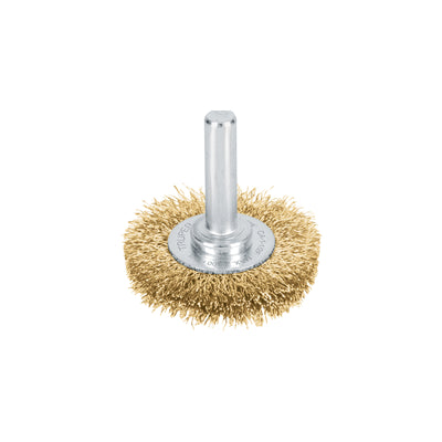 Carda circular 1-1/2", alambre fino, para taladro