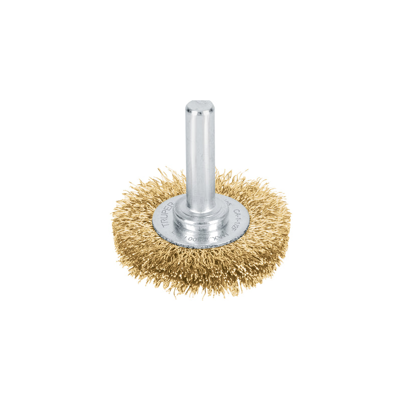 Carda circular 1-1/2", alambre fino, para taladro