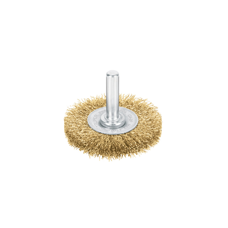 Carda circular 2", alambre fino, para taladro